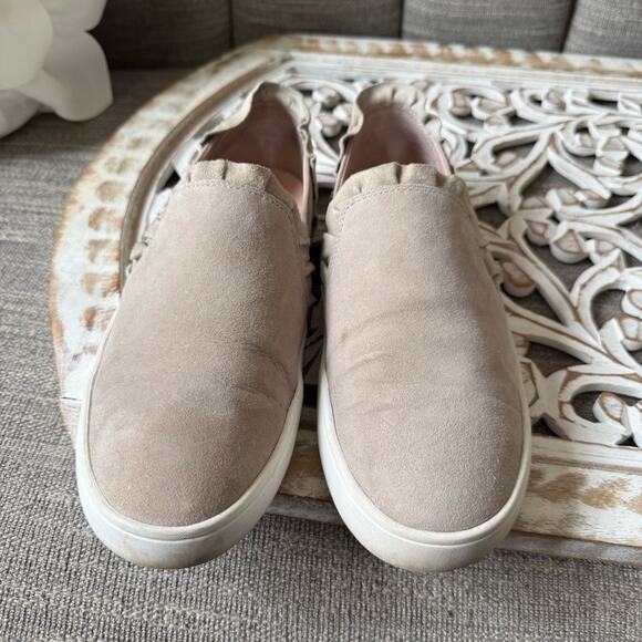 Kate Spade Tan Suede Slip-On Sneakers Shoes Women’s 8.5 - Picture 2 of 9